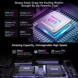 BMAX I12 Power Tablet 11.4" 2.4K IPS 90Hz Display MediaTek Helio G99 8-core 24(8GB+16GB) RAM 256GB ROM 8000mAh Type-C Android 15 Tablets 4G LTE GPS WiFi Support Dual SIM