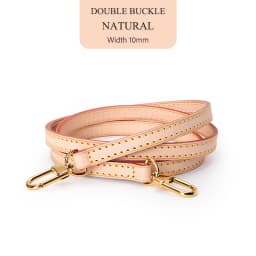 CRAZYSMITH Luxury Vegetable Tanned Leather Bag Strap For LV Pochette Underarm Crossbody Shoulder Straps Replacement Accessories