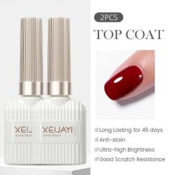 1/2pcs Base Coat Top Coat And Reinforcement For Nails,Long Lasting Clear Rubber Coat LED UV Strengthen Nails High Top Finish Gel