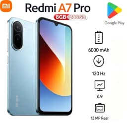 2026xiaomi Redmi A7 Pro Global Version Smartphone, 6.9" 120Hz Large Screen, 6000mAh Battery, 13MP Dual Camera Mobile Phone