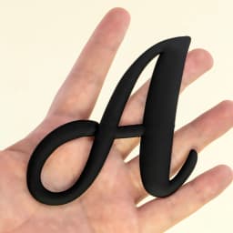 1pcs Black Latin Alphabet Charms For Beach Bag Accessories Roman Alphabet Handbag Decoration Letter Beach Tote Bag Accessories