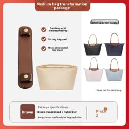 Bag organizer insert for Longchamp bag nylon storage durable bag support storage inner modification bag accessories
