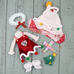 Outfits For ICY DBS Blyth Doll Christmas Clothes Santa Claus Dress Xmas Elk Suit 1/6 BJD Azone S Anime Girl