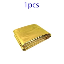 Hot Outdoor Waterproof Emergency Bag Insulation Disaster SOS Aid Life-saving Survival Rescue Insulation Blanket Hike 210*140CM