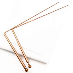 SongLong 99.9% Copper Dowsing Rod - Detect Gold, Water, Ghost Hunting Etc - 2pcs Divining Rods