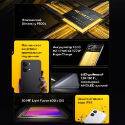 Global Version X8 Pro Max Smartphone Dimensity 9500s 8500mAh 50MP main camera 100W HyperCharge Supports NFC