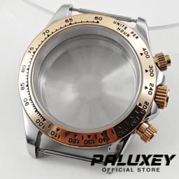 Daytona 40mm VK63 Sapphire Glass Watch Case Ceramic Bezel Men's Watch Accessories Suitable for VK63 VK63A VK64 Quartz Movement