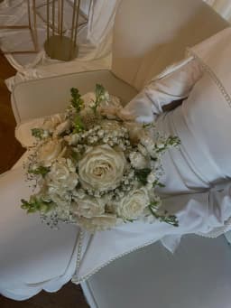 Modest Wedding Dresses Muslim Hijab High Neck Long Sleeve Civil Bride Dress Pearl Trimmed Cloak White Bridal Gown Customized