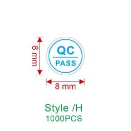 1000pcs new round 8/10mm rectangular 11X6mm computer /Ipad/ Electronics warranty label Fragile seal sticker can be customized