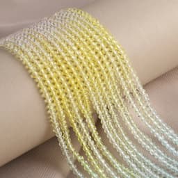 125 Pieces Spinel Bead Crystal Beads Loose Exquisite appearance DIY Jewelry Making Bracelet Necklace Accessories 3mm Length 38cm