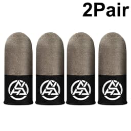 Soft Game Fingertip Gloves Sweatproof Anti-slip Gamer Thimbles Touch Screen Finger Sleeve Breathable Fingertip Cover for Gamer