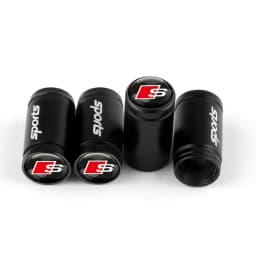 4Pcs For Audi Sports A4 B5 B6 B9 A1 A3 8L A6 C5 C7 Q3 Q5 Q7 Car Tire Tyre Valve Dust Caps Stem Covers Car Wheel Air Valve Cover