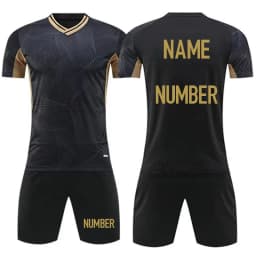 Custom Men Soccer Uniforms For Team Short Sleeve Kits Youth College Football Jerseys Set Quick Dry Sports Shirts Suit Tracksuits