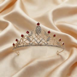 8 Simple Lines Sweet and Romantic Colorful Diamond Crown Princess Simple Adult Gift Children's Fashion Luxury Hair Accessories