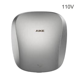 AIKE Air Tank Heavy Duty Automatic Hand Dryer HEPA Filter UL Approved 1450W Brushed Stainless Steel Finish Hand Drying Machine