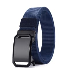 New Men's High-quality Automatic Buckle Canvas Belt Simple Casual Jeans Belt Fashion Men's Design Fashion Belt
