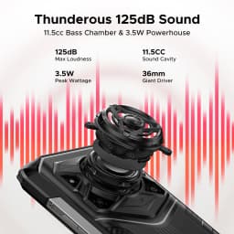 DOOGEE Rugged Phone 6.6" Blade20 Pro Gemini AI 11800mAh Battery 24GB (6+18) 256GB Android 15 125dB Large Amplitude speaker Phone