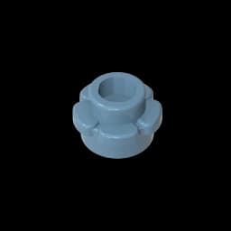 Gobricks GDS-1436 Plate, Round 1 x 1 with Flower Edge (5 Petals) compatible with lego 24866 pieces of children's DIY