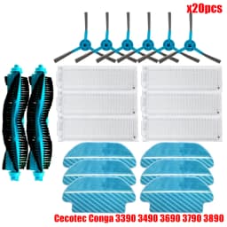 For Cecotec Conga 3290 3390 3490 3590 3690 3790 3890 Ultra Titanium Vital Vacuum Cleaner Main Side Brush Hepa Filter Spare Part