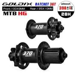 GOLDIX M370 28H Boost MTB Hub J-Bend 36T Ratchet 6-Bolt Disc Sealed Bearings HG XD MS Front Rear Mountain Bike Wheel Hub Parts