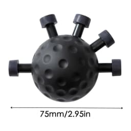 Hand Ball Gripper Exerciser Ergonomic Finger Grip Strengthener Anti Slip Finger Exerciser Ball for Musicians Athletes