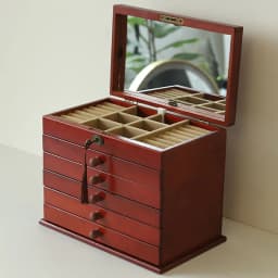 Solid Wood Jewelry Display Box Retro Storage Boxes Bracelet Necklace Earring Ring Jewelry Boxes Accessories Display Storage Box