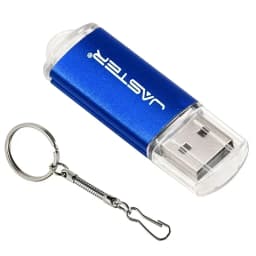 High Speed USB Flash Drive 1GB/2GB Metal Memory Stick 128GB USB 2.0 PenDrive 256M/512M флешка Waterproof Memory Disk Gift