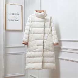 Two-Sided 2025 Autumn Winter Women Warm Down Coat Light Thin White Duck Down Jacket Ladies Long Oversize Puffer Parkas Outwears