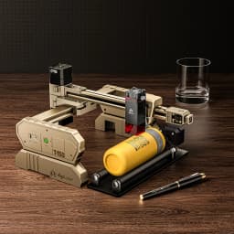 AlgoLaser T150 6W 10W Portable Laser Engraving Machine 8000mm/s High Precision Multi Function Metal Glass Wood Gift DIY Tool Kit