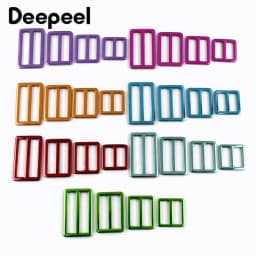 5/10Pcs 20/25/32/38mm Metal Tri-Glide Slider Clasp Bag Straps Buckles Handbag Backpack Strap Adjust Buckle DIY Bags Accessories