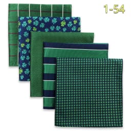 5 PCS Luxury Mens Pocket Square Set Handkerchief Assorted Paisley Floral Print Striped Hanky Suit Gentlemen Wedding Gift Vintage