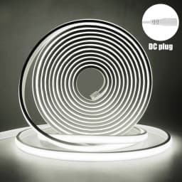 DC 12V 24V COB LED Strip Neon Light Dimmable 320LED/m Flexible Silicone Rope Lights Linear Lighting 1m 2m 5m 10m 15m 20m 50CM