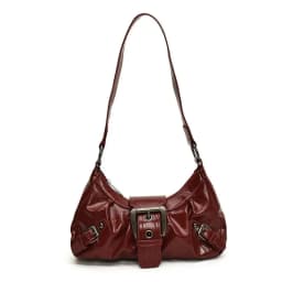 Retro Y2K Pleated Hobo Shoulder Bag for Women Hot Selling Maillard Style Underarm Bag Clutch Handbags for Travel Work Shopping