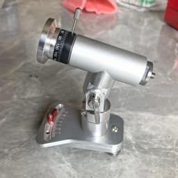 Precision angle grinding and circular brushing for watch case backs - Watch Repair Tool Turret Holder