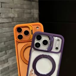 Double Bracket For Magsafe Glossy Case For iPhone 18 17 16 13 15 14 11 12 Pro Max Air Shockproof Cases For iPhone 14 15 16 Plus