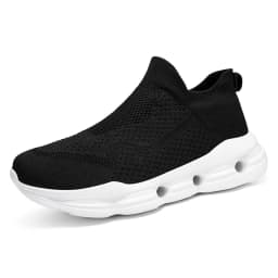 Running Shoes Men Lightweight Mesh Comfortable Flat Casual Walking Shoes Slip-on Unisex Sneakers for Men and Women Big Size