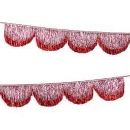 Multicolor Drizzle Garland Encryption PET Metallic Foil Fringe Thickening Background Ornament Tassel String Party Supplies