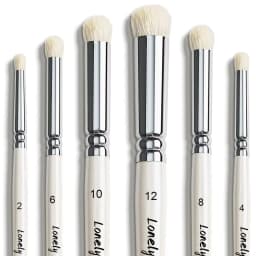 Miniature Paint Brushes Drybrush Set, Acrylic Paint Brushes for Oil, Watercolors, Tabletop, Figurine