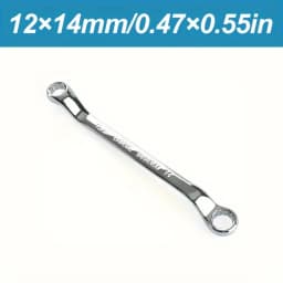 1pc Chrome Vanadium Steel Dual Head Dual-purpose Plum Wrench Auto Repair Wrench Tool Eye Wrench Repair Hardware Tool Plum Wrench