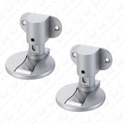 KAK 2PCS Adjustable Door Stop Punch-free Magnetic Anti-collision Door Stopper Invisible Floor Door Stop Wall Protect Hardware