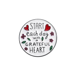 Funny Quotes Saying Enamel Pins Custom Start Each Day Grateful Heart WALKING HR VIOLATION Brooch Lapel Badge Jewelry Wholesale