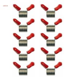 Essential Jewelry Making Tool Stringing Bead Stoppers Spring End Fasteners Alloy Material Perfect for Beading Bracelets