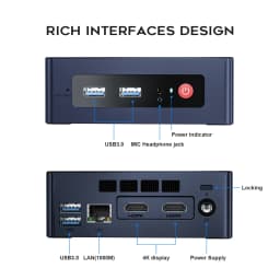 Beelink S12 Pro Mini S N100 Mini PC Gamer Intel Alder Lake N100 N95 N5095 DDR4 16GB 500GB 8GB 256GB Diy Desktop Office Computer