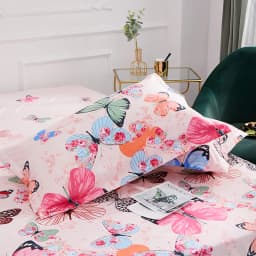 1 piece of bed sheet for bedroom 100%Polyeste Elastic Band Around bedding Fitted Sheet Only (excluding pillowcases)