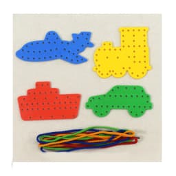 Threading Boards for Kids Sensory Basic Life Skills Practice Montessori Educational Toys Party Favors Classroom Prizes