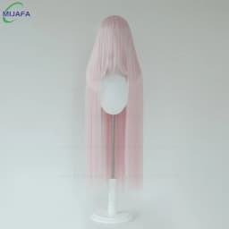 Very High Quality 600g 68 Colors 40 Inch 100cm Long Straight Cosplay Wig With Bangs Heat Resistant Hair Anime Wigs + Wig Cap