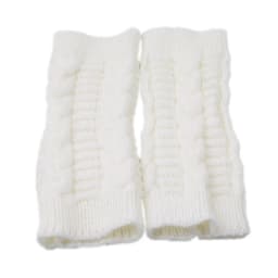 Knitted Half Finger Gloves Women'S Warm Soft Winter Gloves Handschoenen Mittens For Girl Guantes Invierno