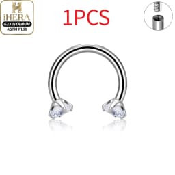 1/5PC G23 Titanium Nose Rings Piercings Lip Eyebrow Ear Septum Helix Cartilage Septum Body Jewelry Piercing Labret Nariz C Rod