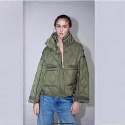 Vintage Stand-Collar Argyle Light Cotton Jacket , 2025 Korean Style Autumn Winter Women's Loose Long-Sleeve Casual Cotton Jacket
