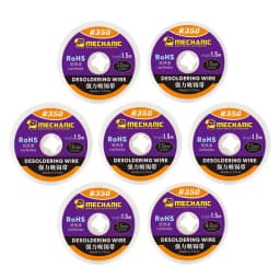 MECHANIC R350 1.0 1.5 2.0 2.5 3.0 3.5 4.0mm Powerful Solder Wick Electric PCB Board Tin Absorption Pure Copper Desoldering Braid